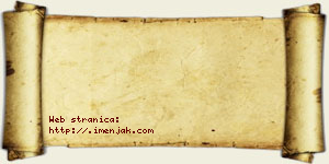 Jagoda Tasić vizit kartica